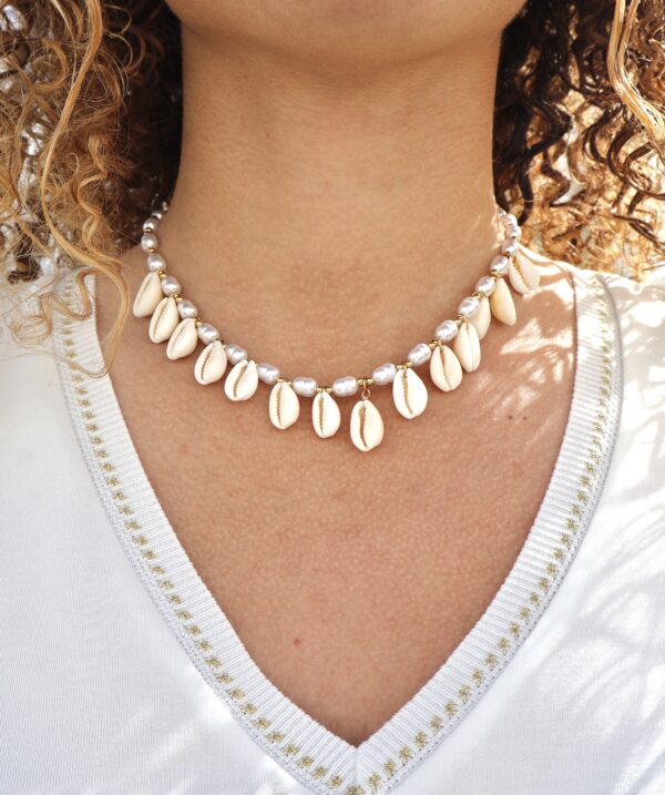 Collier Coquillage BI-Color