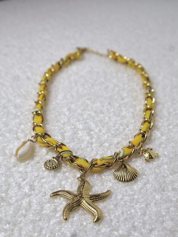 Collier Etoile de Mer dorée – Image 4