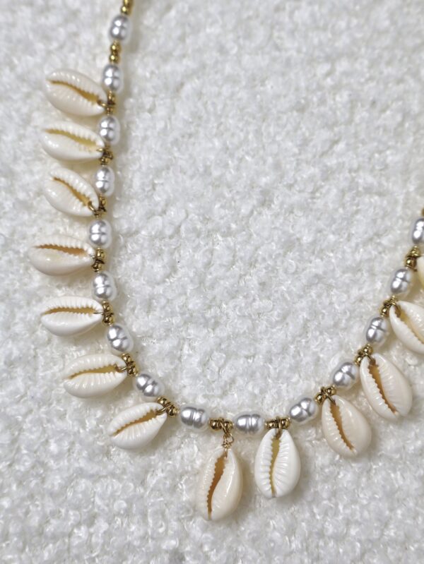 Collier Coquillage BI-Color – Image 4