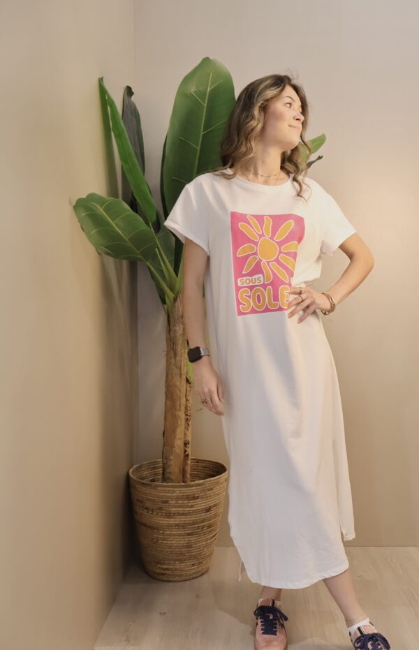 ROBE LONGUE SOUS LE SOLEIL WHITE