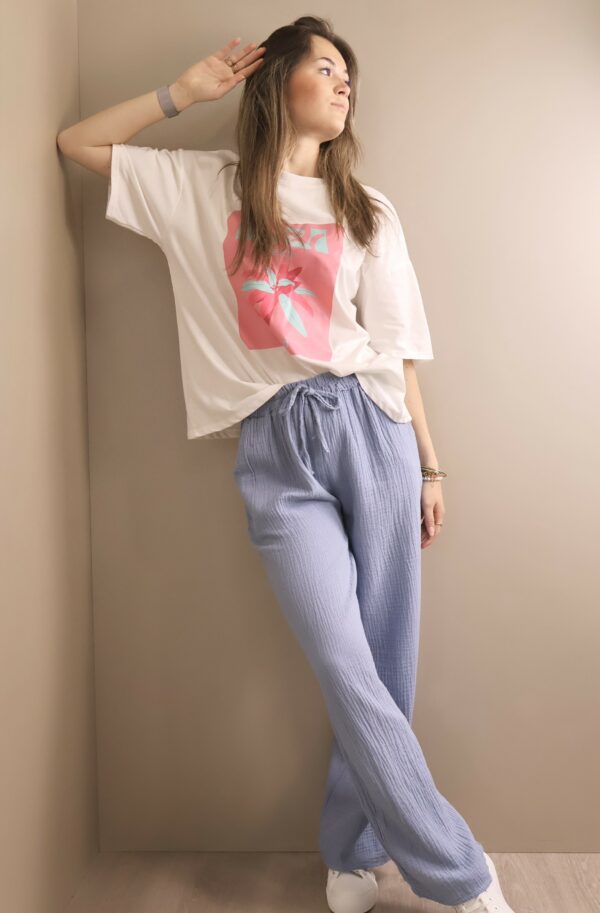 PANTALON GAZ DE COTON JEANS
