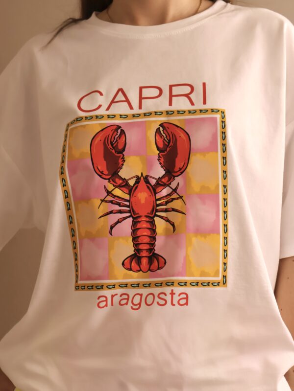 TEE SHIRT ARAGOSTA WHITE – Image 3