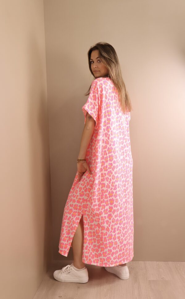 ROBE LONGUE MANCHE COURTE FLUO – Image 2