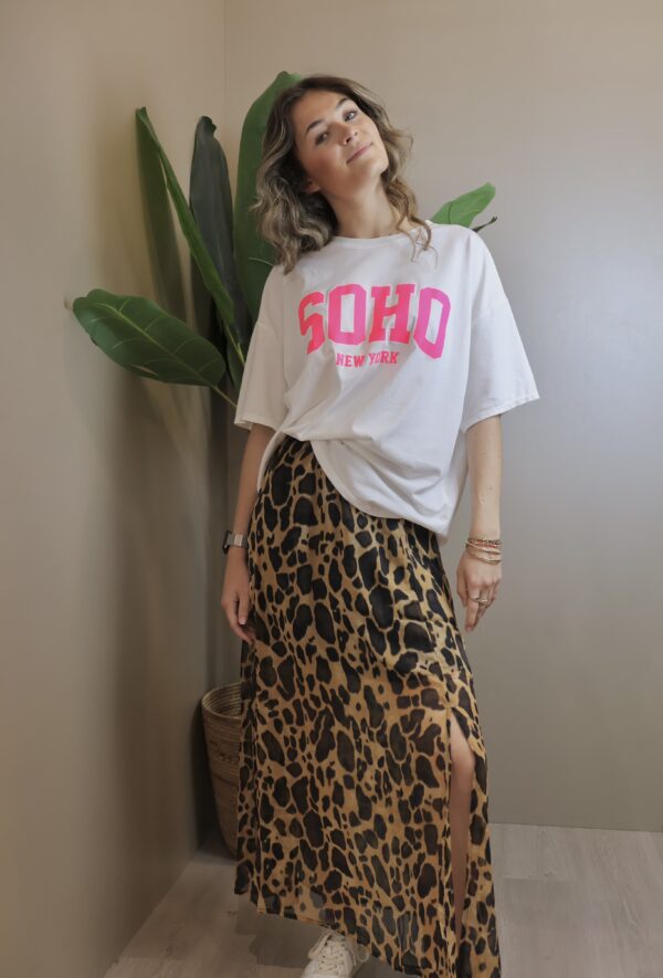 Tee-shirt SOHO rose fluo – Image 2