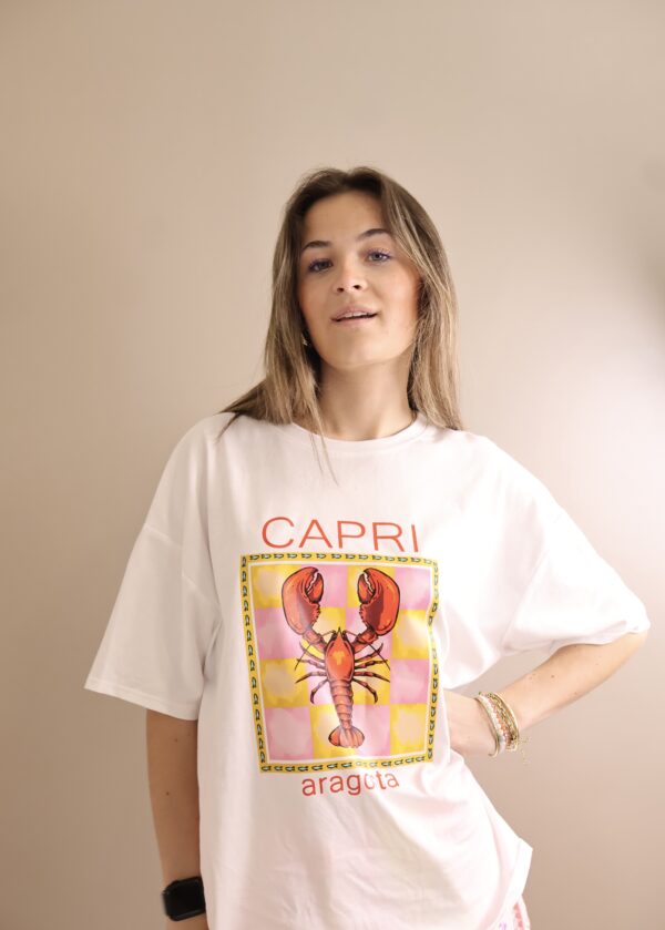 TEE SHIRT ARAGOSTA WHITE