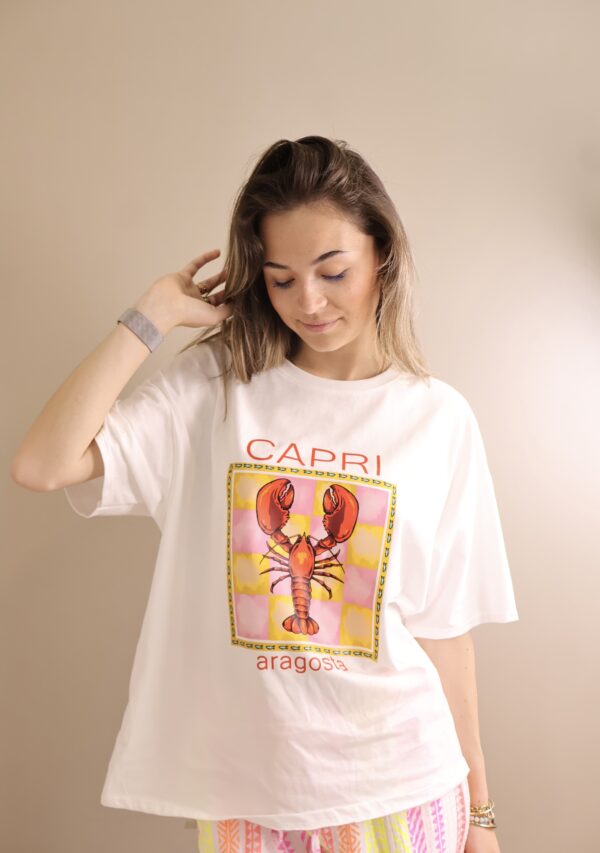 TEE SHIRT ARAGOSTA WHITE – Image 2