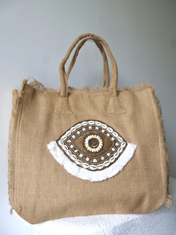 SAC OEIL CABAS TAUPE