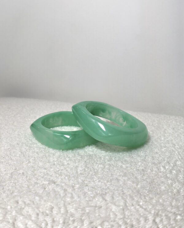 BRACELET JONC VERT JADE