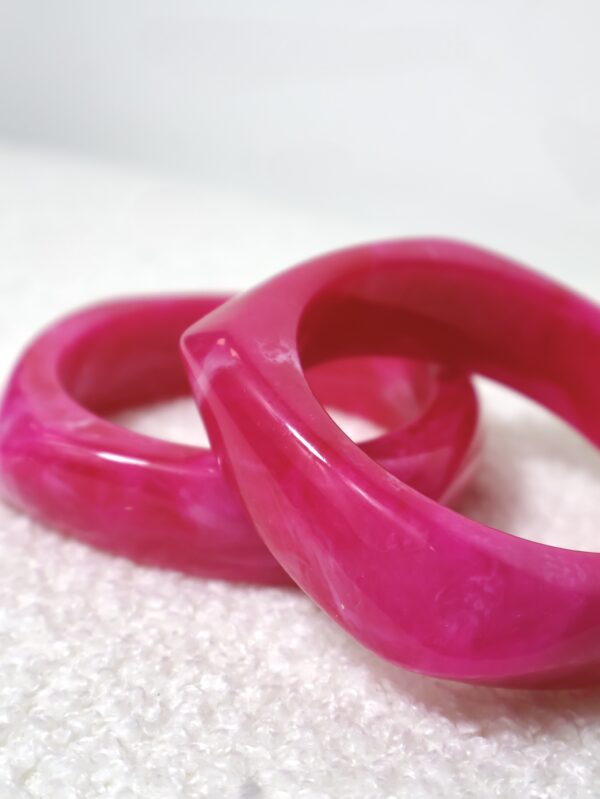 BRACELET JONC FUSHIA – Image 2