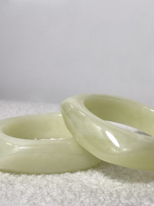 BRACELET JONC BLANC IVOIRE – Image 2