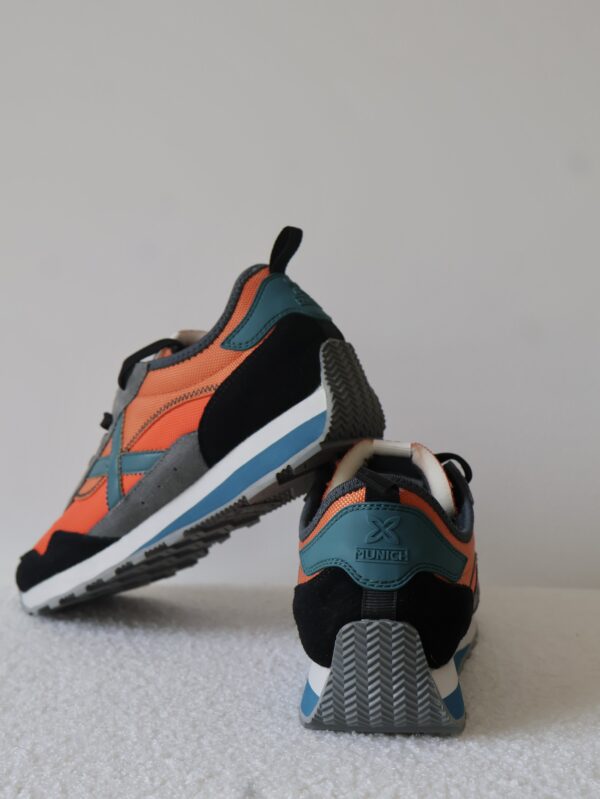 Baskets Massana Oranges et Turquoise – Image 3
