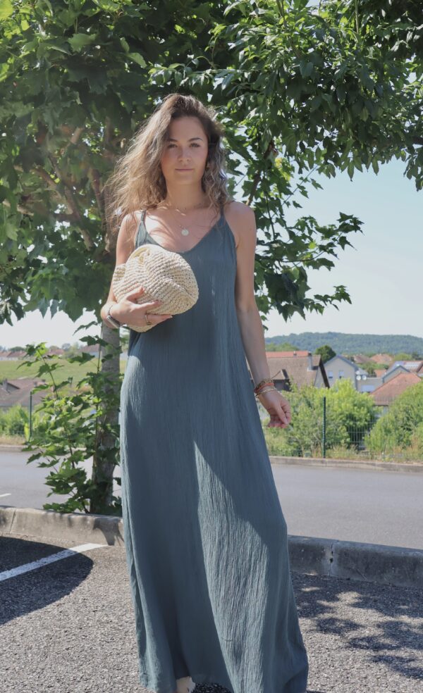 ROBE LONGUE DOS PERLES