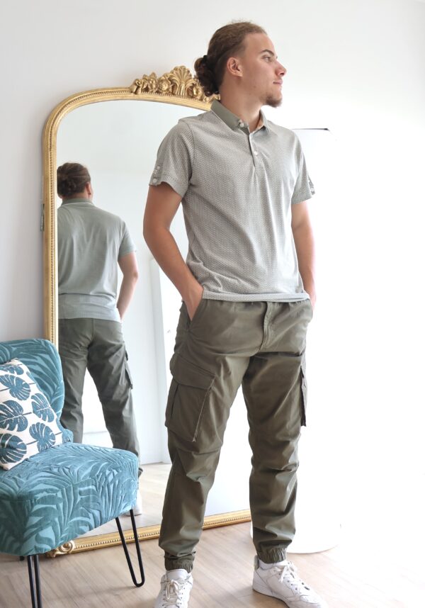 CARGO CUFFED KAKI – Image 4