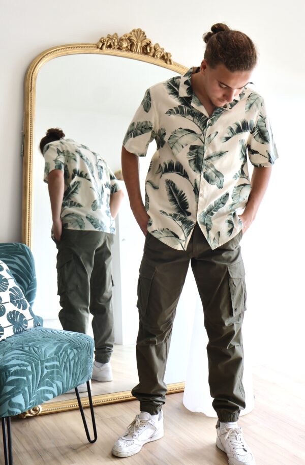 CARGO CUFFED KAKI – Image 2