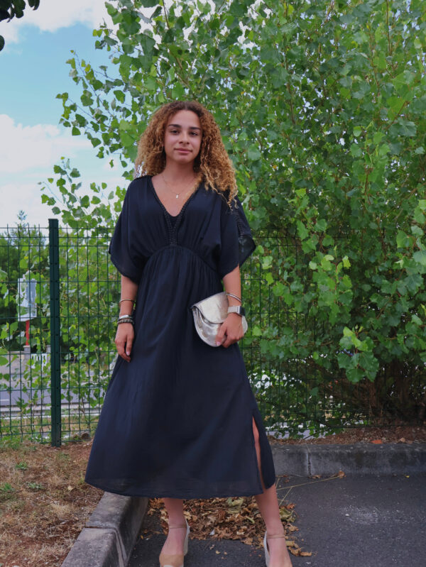 Robe longue CAPRI - noir intense