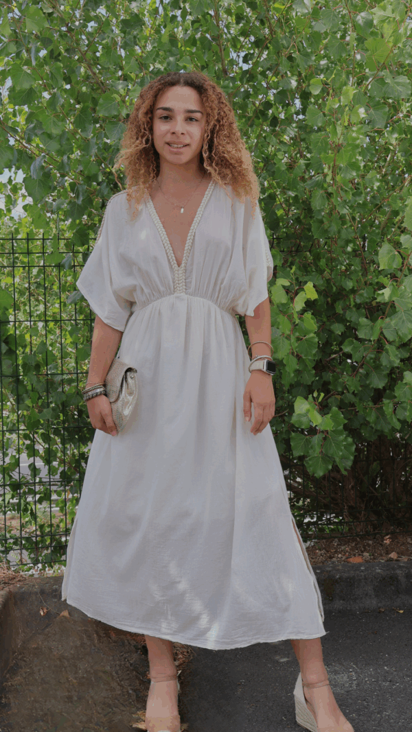 Robe longue CAPRI - offwhite