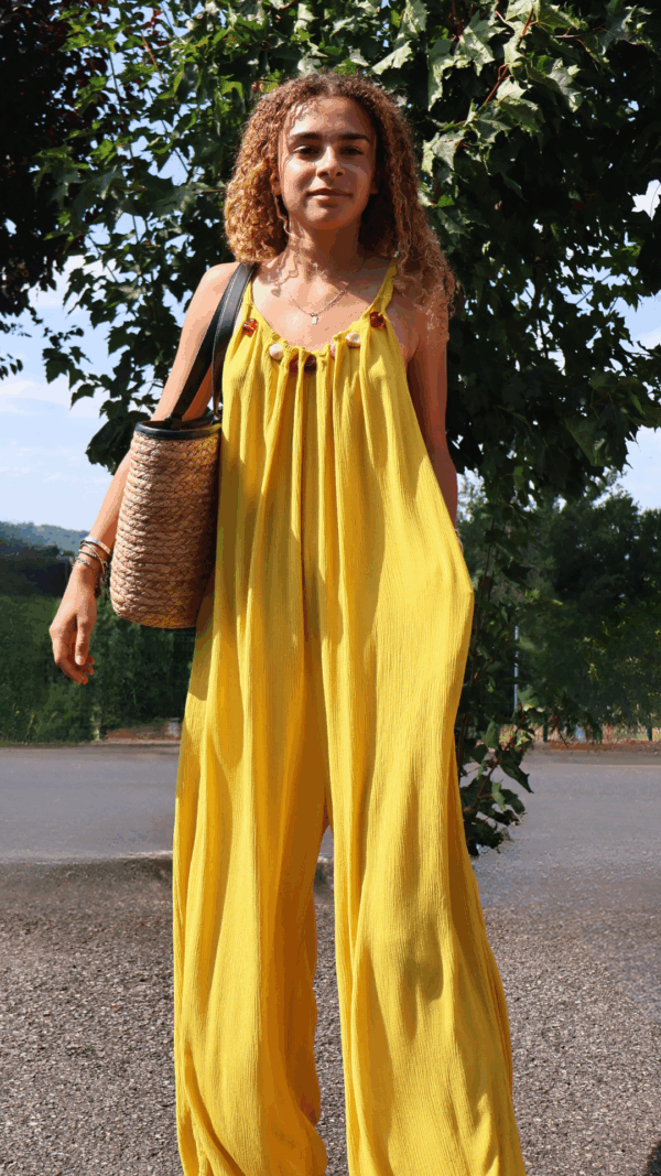 Combinaison fluide PERLES - Yellow