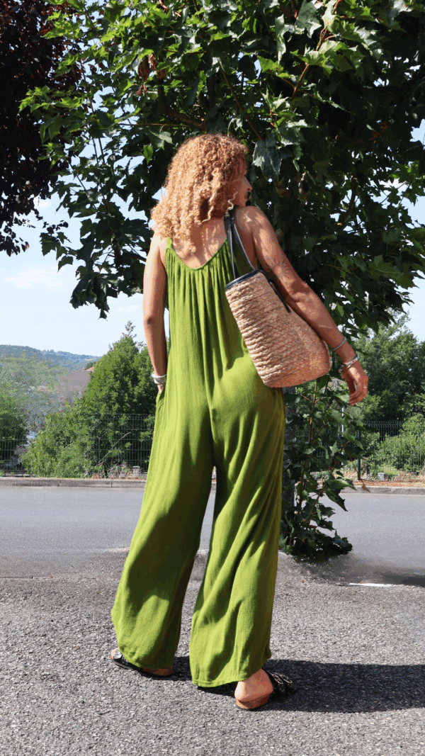 Combinaison fluide PERLES - olive – Image 4