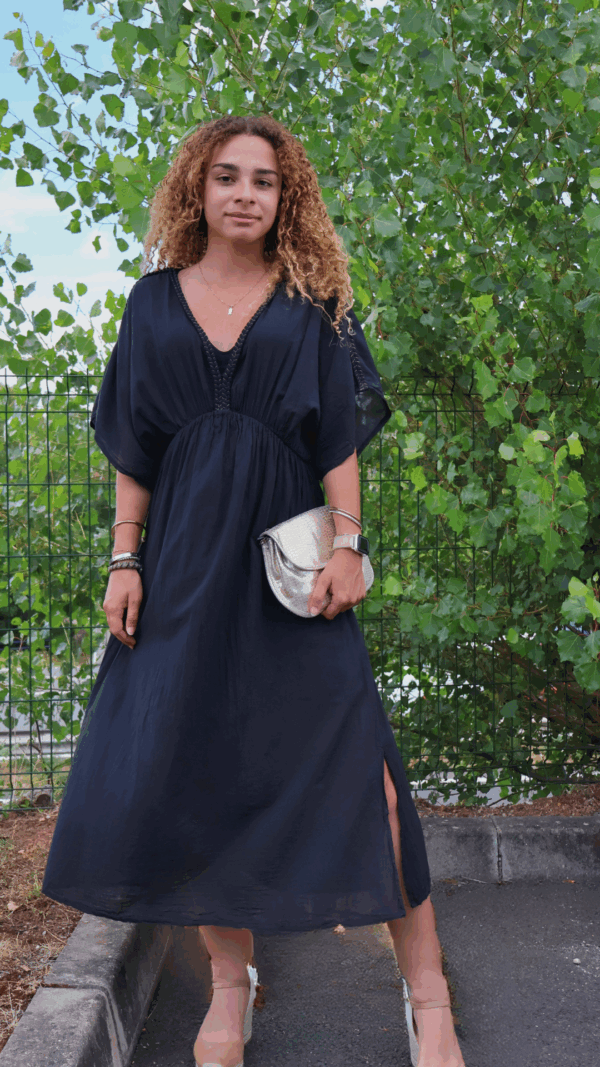 Robe longue CAPRI - noir intense