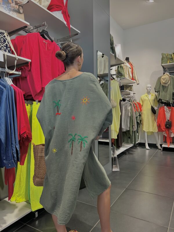 Robe PALMIERS dos kaki – Image 2