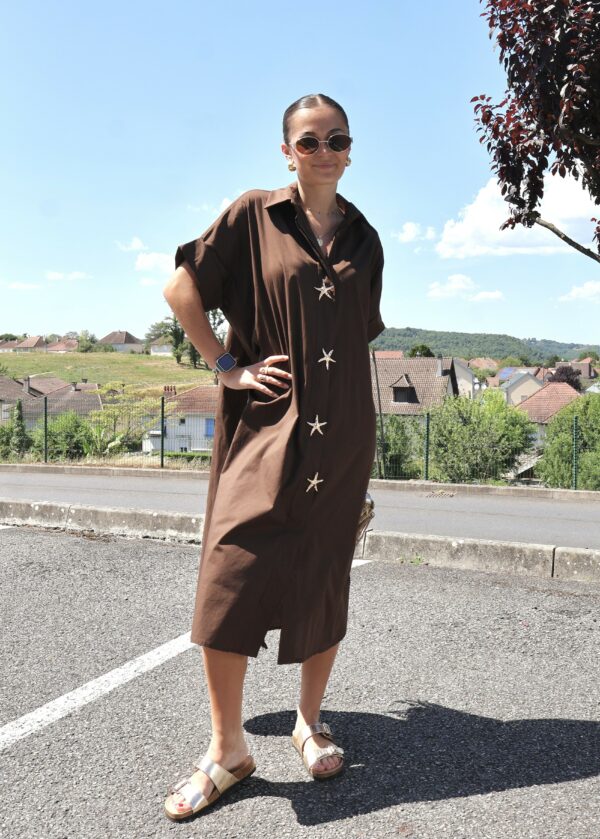 Robe chemise choco ÉTOILE DE MER