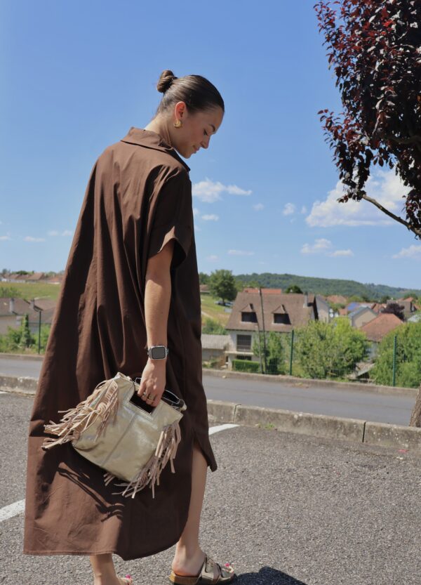 Robe chemise choco ÉTOILE DE MER – Image 4