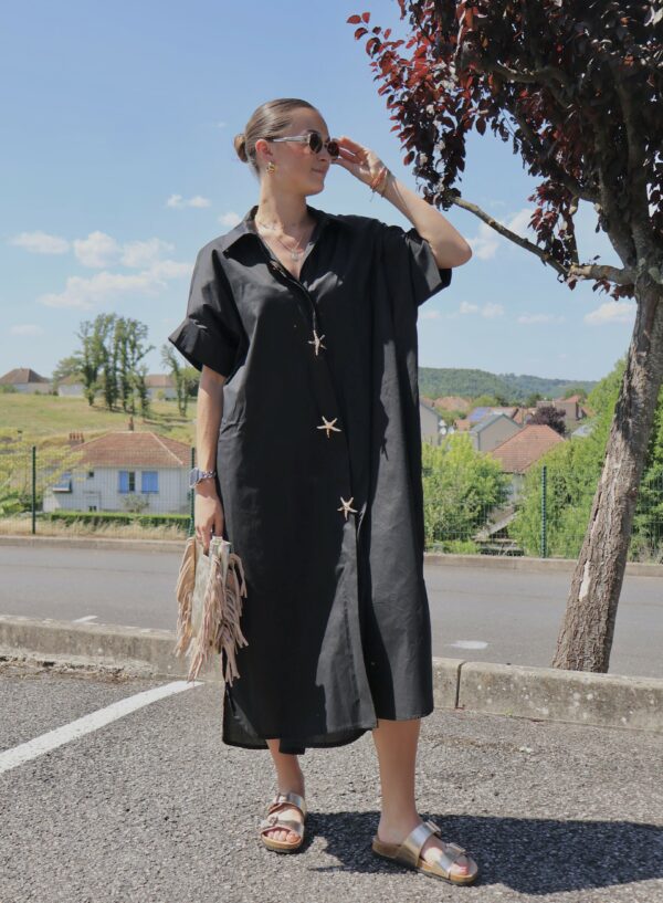 ROBE CHEMISE BLACK ÉTOILE DE MER