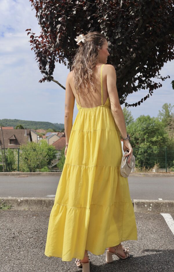 Robe longue SOLEIL - Yellow – Image 2