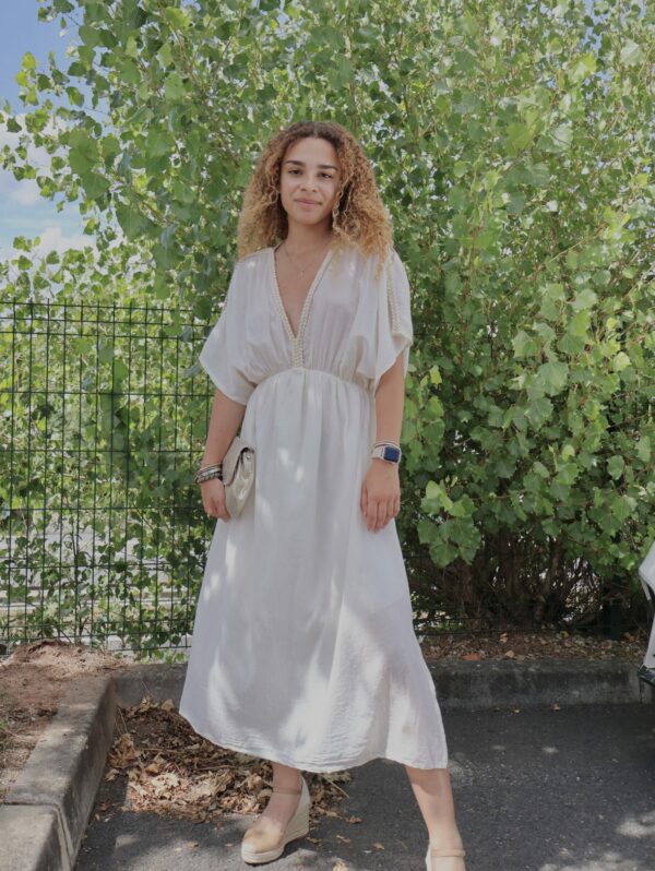 Robe longue CAPRI - offwhite