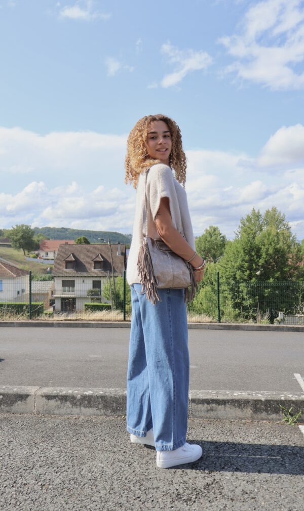 Gilet BROCHES SOLEIL - Beige – Image 4