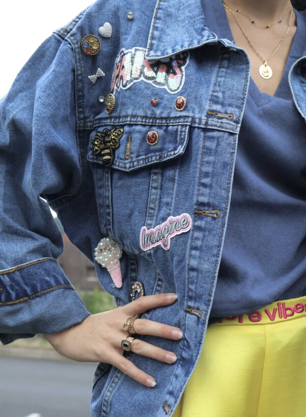 Veste en jean - STRASS – Image 3