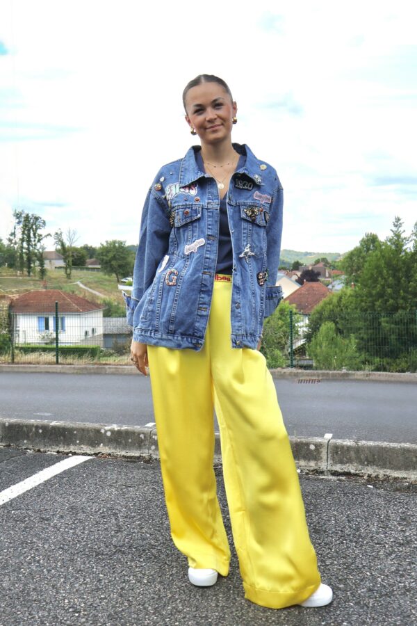 Veste en jean - STRASS