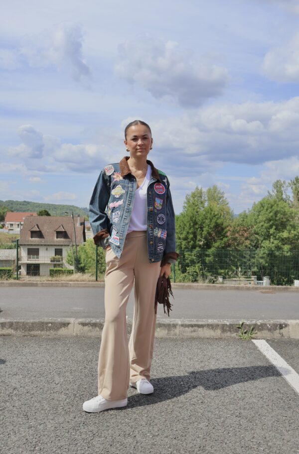 Veste en jean - Écusson – Image 3