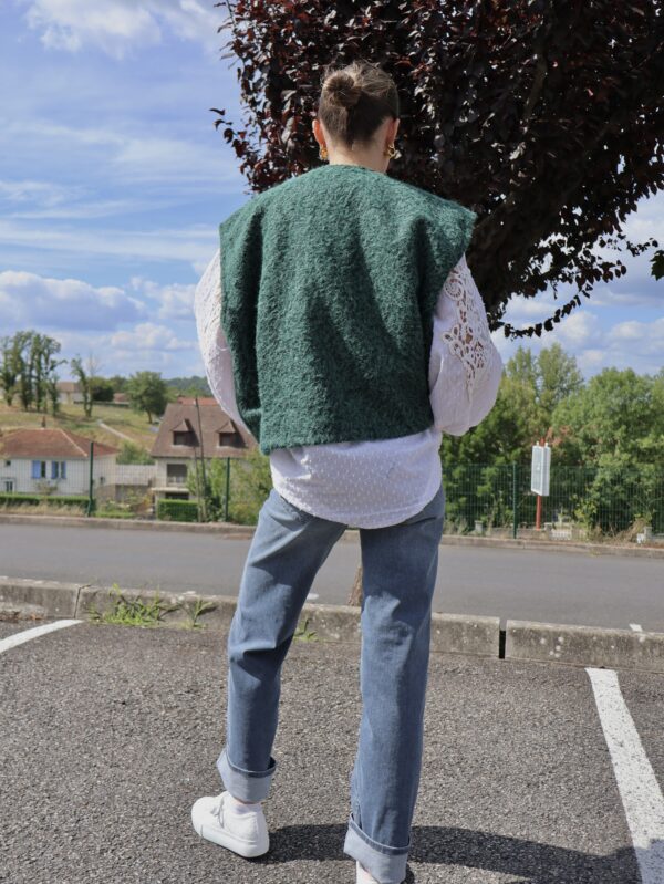 Gilet COSY - Vert sapin – Image 4