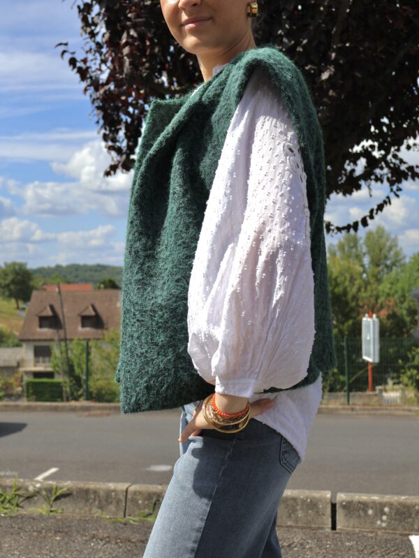 Gilet COSY - Vert sapin – Image 2