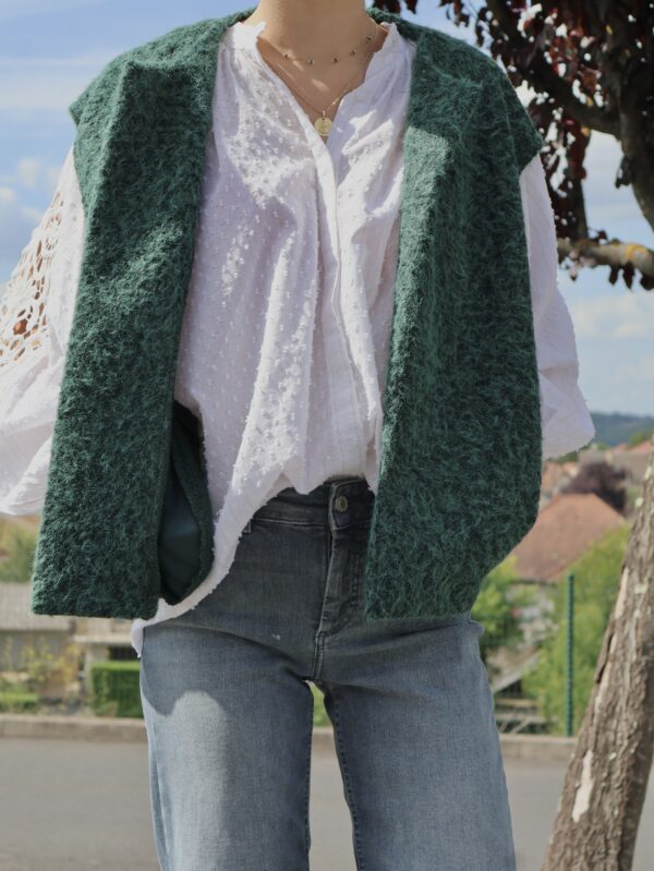 Gilet COSY - Vert sapin – Image 3