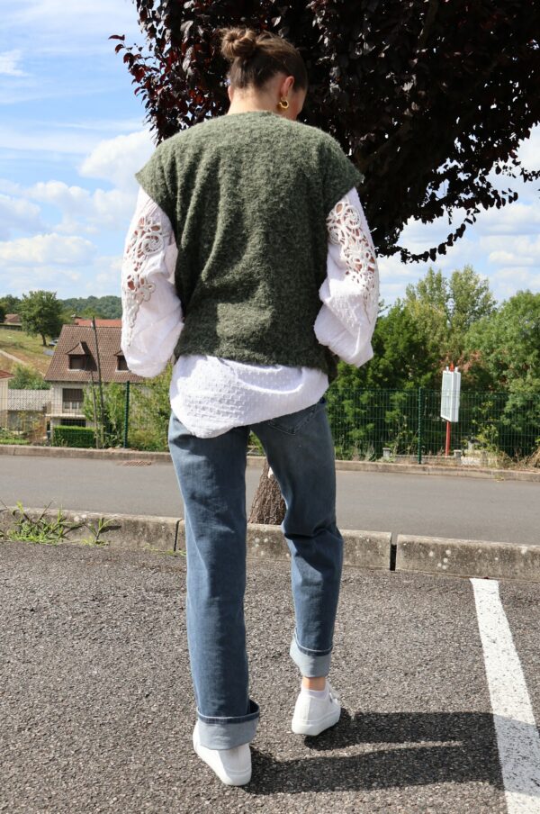 Gilet COZY - Kaki – Image 4