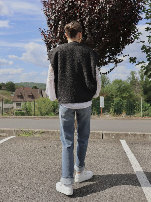 Gilet COZY - Black – Image 3