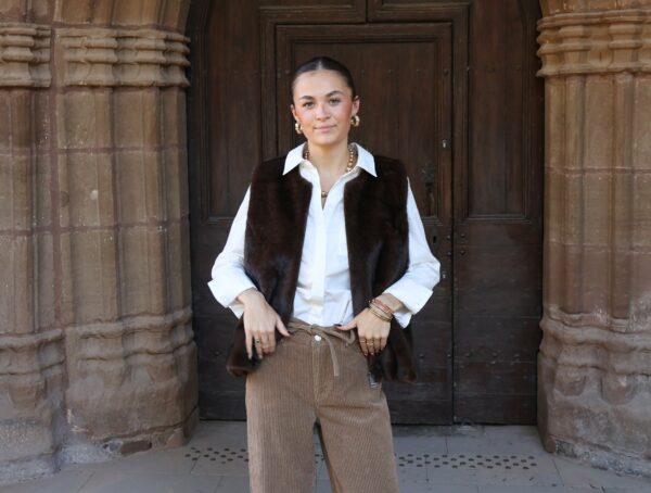 Gilet sm fourrure synthéthique - Vison